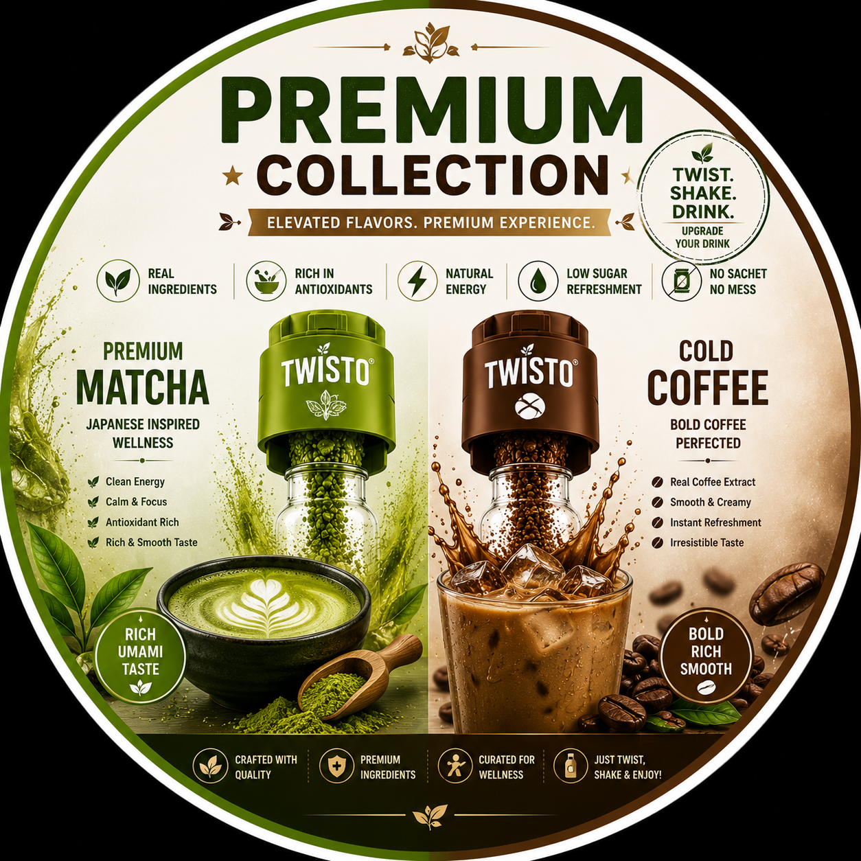 ☕ Premium Collection (Matcha & Cold Coffee)