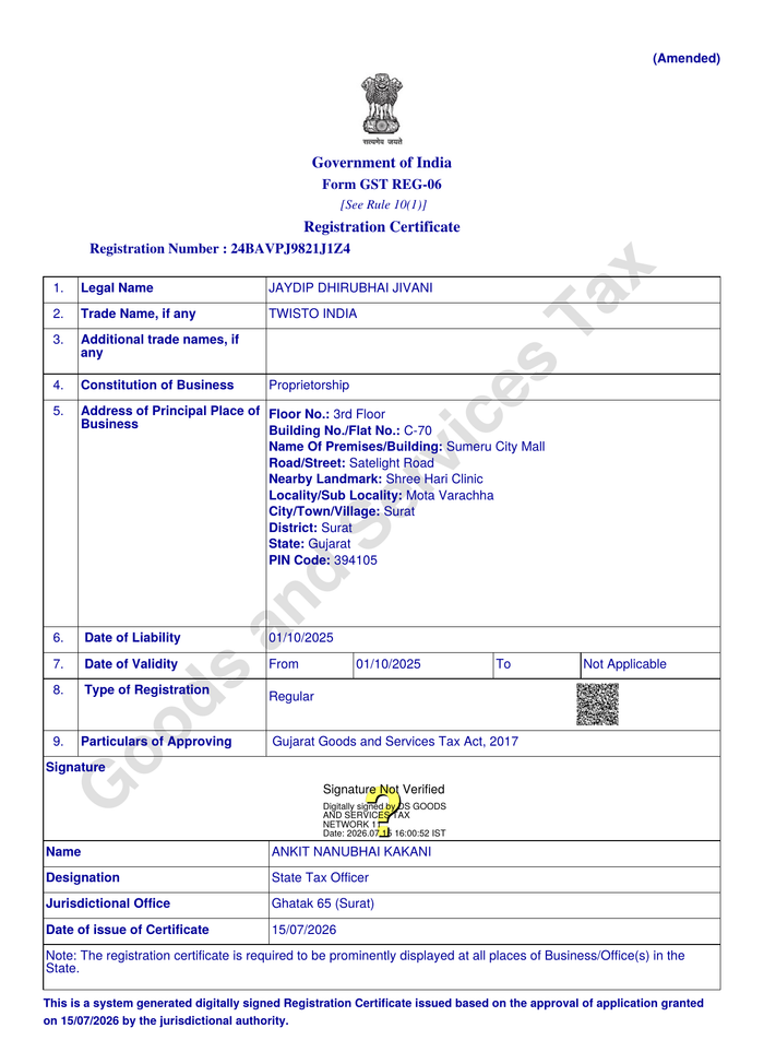 GST Registration